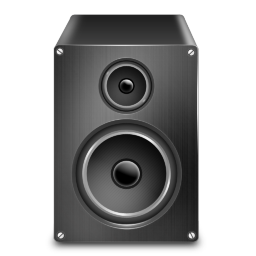 Speaker Black Icon 256x256 png